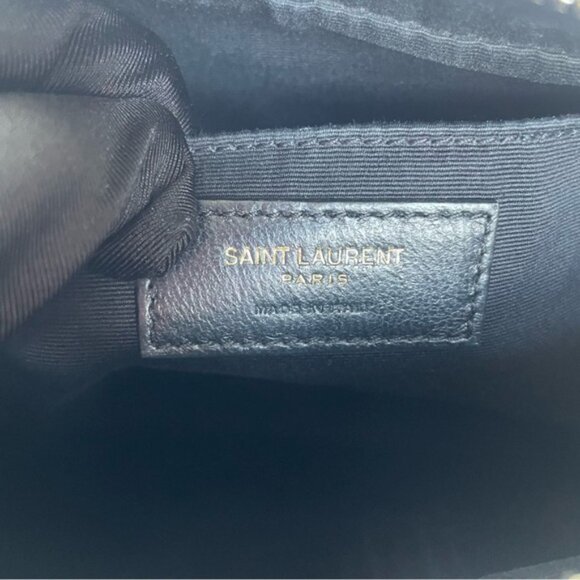 Yves Saint Laurent White Lou Camera Bag with Tassel - Picture 8 of 16